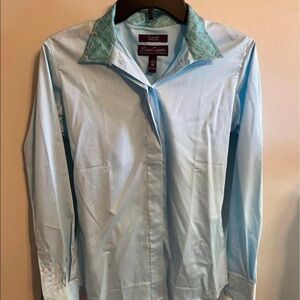 Essex Classics performance collection equine show shirt teal